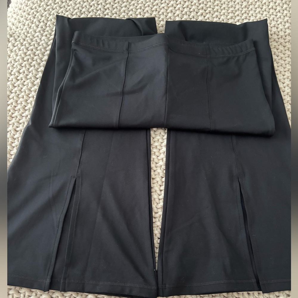 American Eagle Outfitters Black Leggings with Side Slits